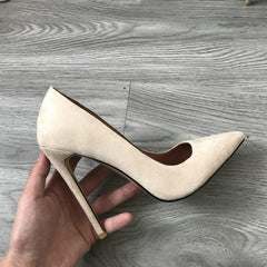 2020 Women Classic Pumps Extreme High Heels 12cm Sexy Stilettos Ladies Pointed Toe Shoes Nude Red Blue Black Beige Leopard Heels