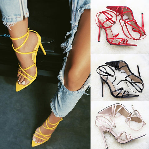 2020 Summer Pumps Sexy snake print Slippers Sandals Shoes Women Thin High Heels Square Toe Sandal Lady Pump Shoes Mules