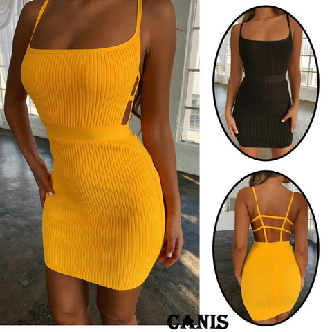 Bigsweety Summer Fashion Mini Dresses Women Sexy o-neck Knit Sheath Dress Button Short-Sleeve bodycon Vestidos Women Clothing