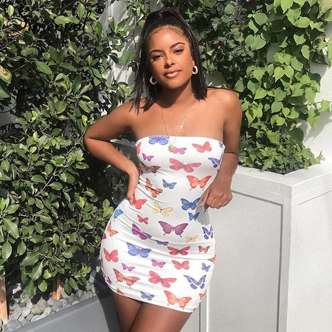 Bigsweety Summer Fashion Mini Dresses Women Sexy o-neck Knit Sheath Dress Button Short-Sleeve bodycon Vestidos Women Clothing