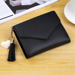 Women's Wallet Cute Student Tassel Pendant Trend Small Fashion PU Wallet 2020 Coin Purse Women Ladies Card Bag For Women LMJZ