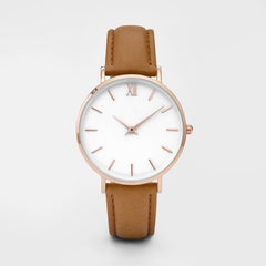 Zegarek Damski Fashion Simple Women Watches Woman Ladies Casual Leather Quartz Watch Female Clock Relogio Feminino Montre Femme