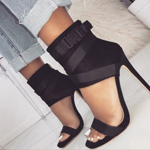 2020 Summer Pumps Sexy snake print Slippers Sandals Shoes Women Thin High Heels Square Toe Sandal Lady Pump Shoes Mules